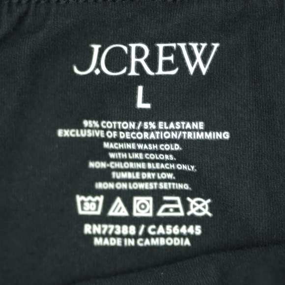 New JCREW Size L Knit Boxer Briefs in Black $39 CG107 - Picture 3 of 3